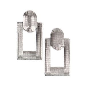 Silver Chic Statement Earrings